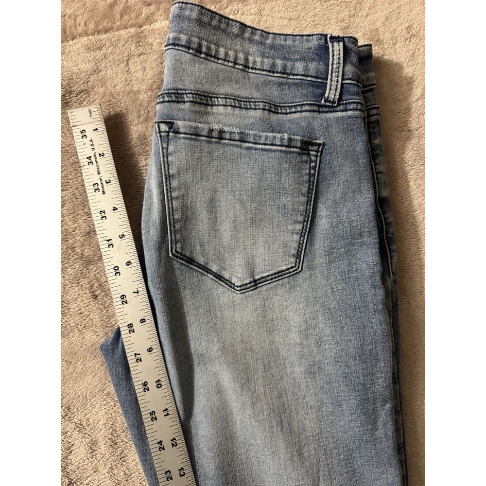 KANCAN Women's Blue Mid rise Skinny Light Wash Size 29 - Picture 8 of 9